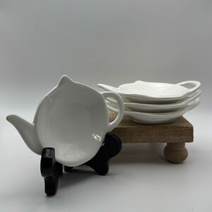 Unbranded Tea Bag Holders for Tea Party and Everyday Use Lot‎ of 4 Pieces